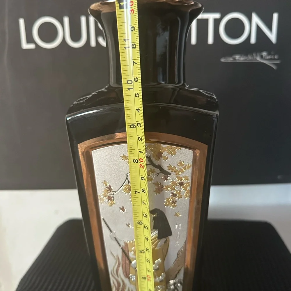 Chokin Art Vase by Hara 4 Seasons Gilded Geisha